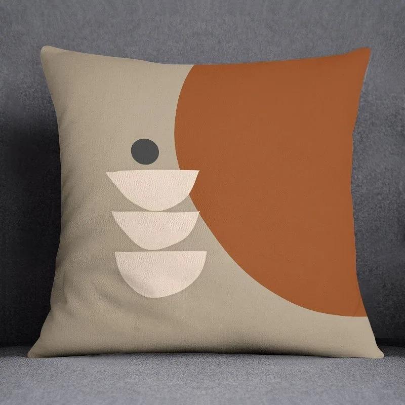 Home Decor Geometric Pattern Decorative Pillow Covers Pattern Cushion Cover Suitable For Sofa Bedroom Car Pillow Cover