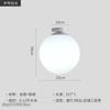Nordic Modern Ceiling Light Glass Ball Ceiling Lamps Globe Round White Fixtures Kitchen Ball Small Ceiling Lamp Lustre Luminiare