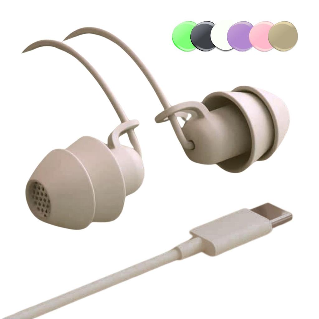 Lunache Sleeping wired earphones for with analog conversion no pain in the no pain even when turning over in your for falling soft for listening while