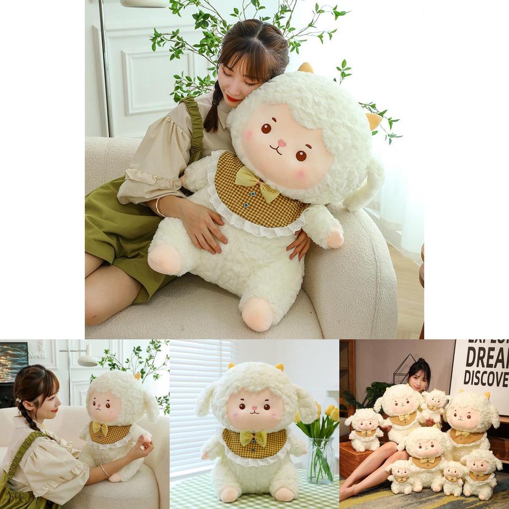 Cute Cloud Sheep Plush Toy For Girls Ideal For Sleeping And Cuddling Wholesale Birthday Gift