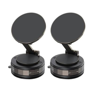 Strong Magnetic Car Phone Holder Adjustable Stand with Vacuum Suction Base for Multiple Surfaces Dashboard Installation