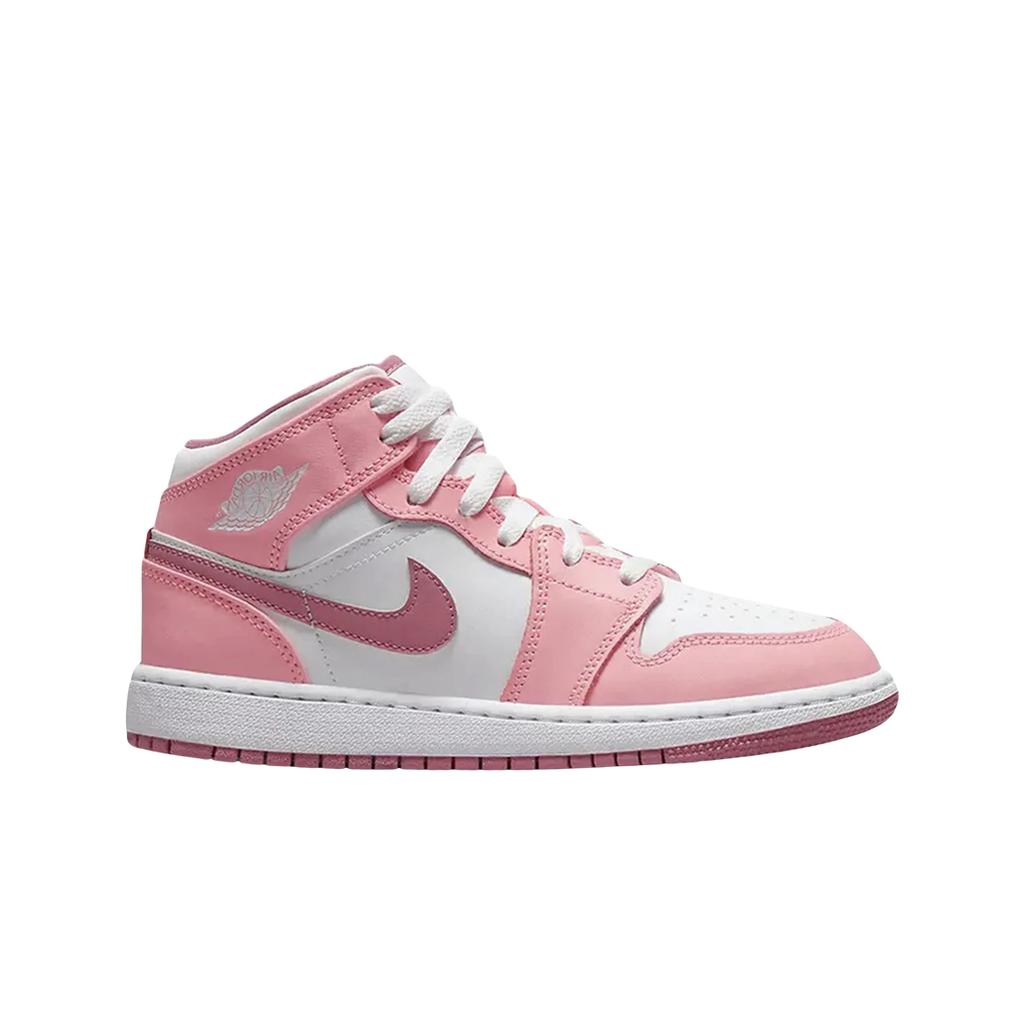 (gs) Jordan 1 Mid Coral Chalk Desert Berry