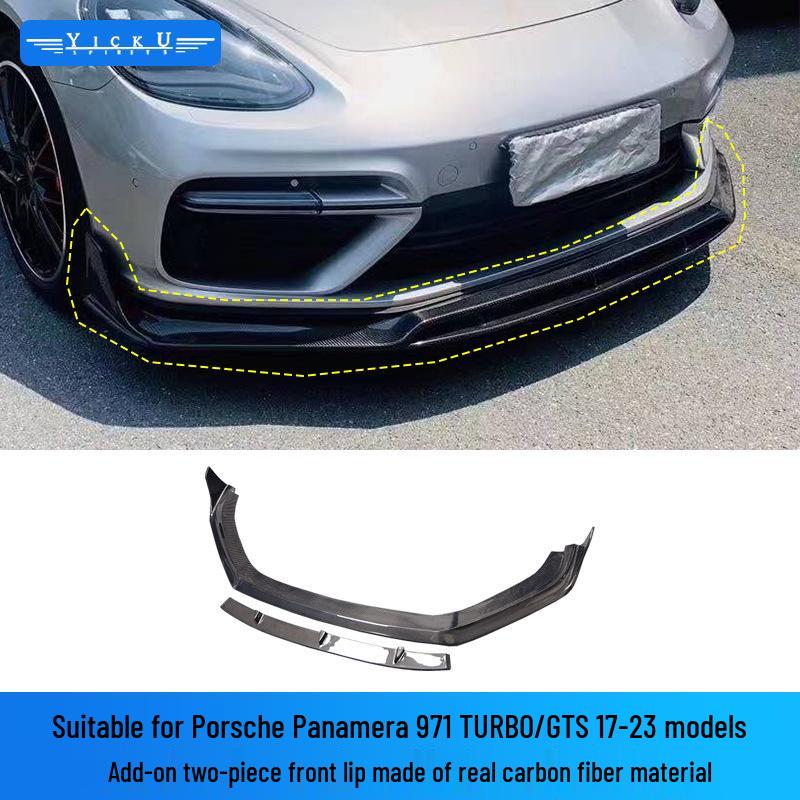Porsche Panamera 971 Carbon Fiber Body Kit: Front & Rear Lip, Side Skirts, Spoiler, Hood (2017-2023)