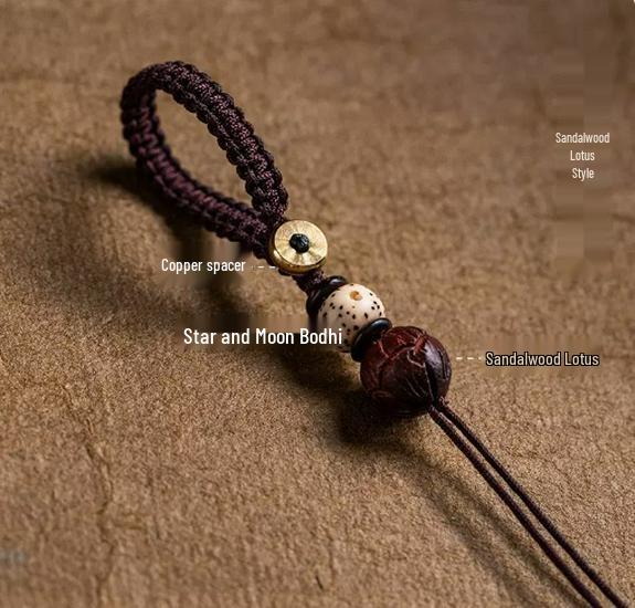 

Handmade Woven Bodhi Beaded Keychain Pendant Kit