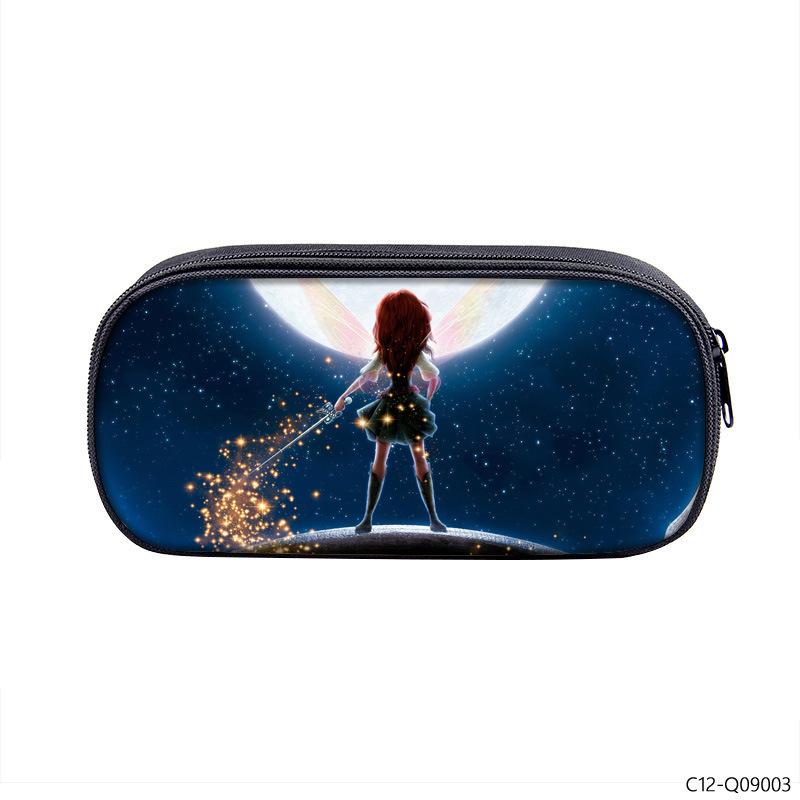 Wonderful Fairy Girls Multifunctional Large Capacity Pencil Case Fashion Trend Bag