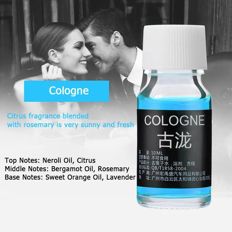 10ml Car Perfume Refill Air Freshener Natural Plant Essential Oil Aroma Diffuser Fragrance Humidifier Essential Oil Freshener