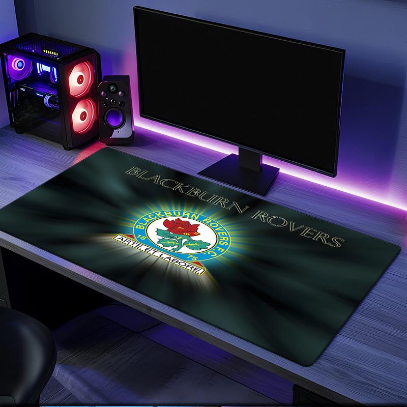 Blackburn-Rovers Crest Mouse Pad, Rubber Base, Mouse Pad for Gamers and Office Use, Gaming Desk , Easy To Clean Mat Christmas fan gifts