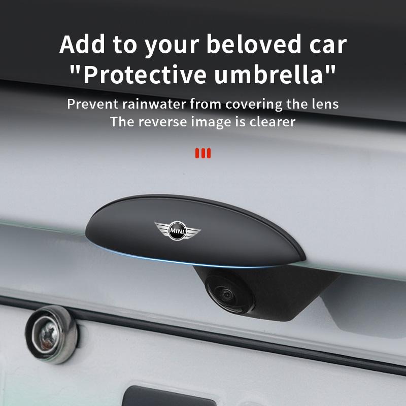 Car Rearview Camera Rain Cover - Silicone Weatherproof Protector For BMW Mini Cooper R50 R53 R55 R56 R60 R61 F54 F55 F56 F60