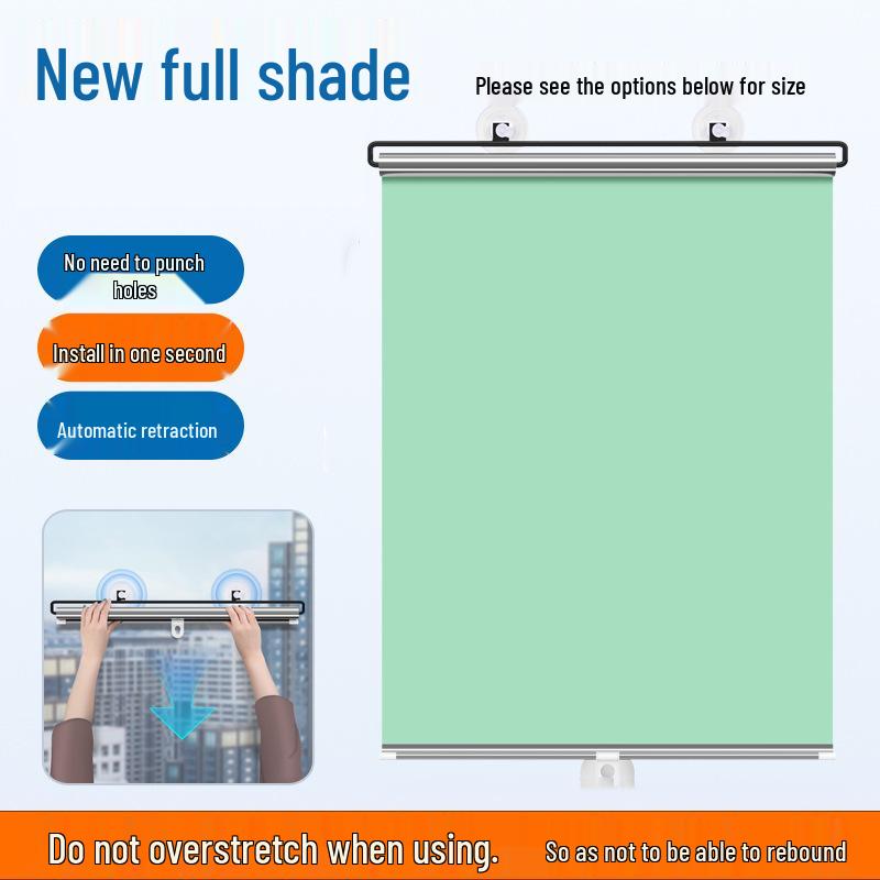 Retractable Suction Cup Sunshade Curtain for Car and Home Windows