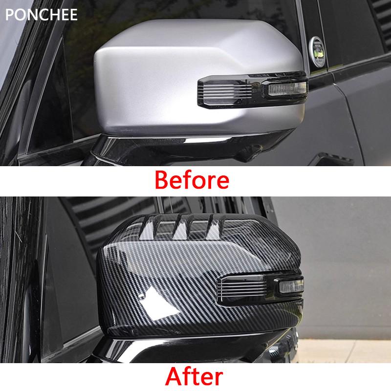 For JETOUR T2 Shanhai T2 2024-2026 Rearview Mirror Cover Protective Shell Decorative Strip Automobile Modification Supplies