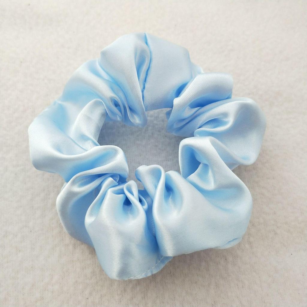Satin Silk Hair Tie: High-End Women's Rubber Band for Elegant Buns