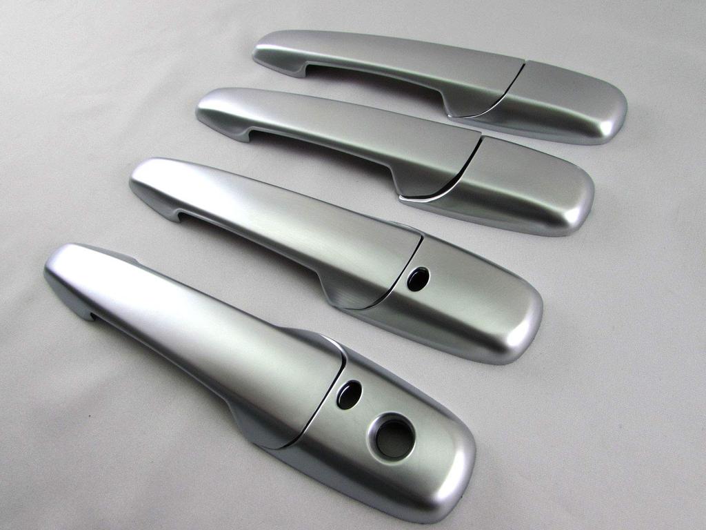 BRIGHTZ MPV LY3P Door Handle Cover Advanced Key Satin Silver LY3 Y3 3 M P V 33280 Knob, Compatible, [DHC-NOBU-331]