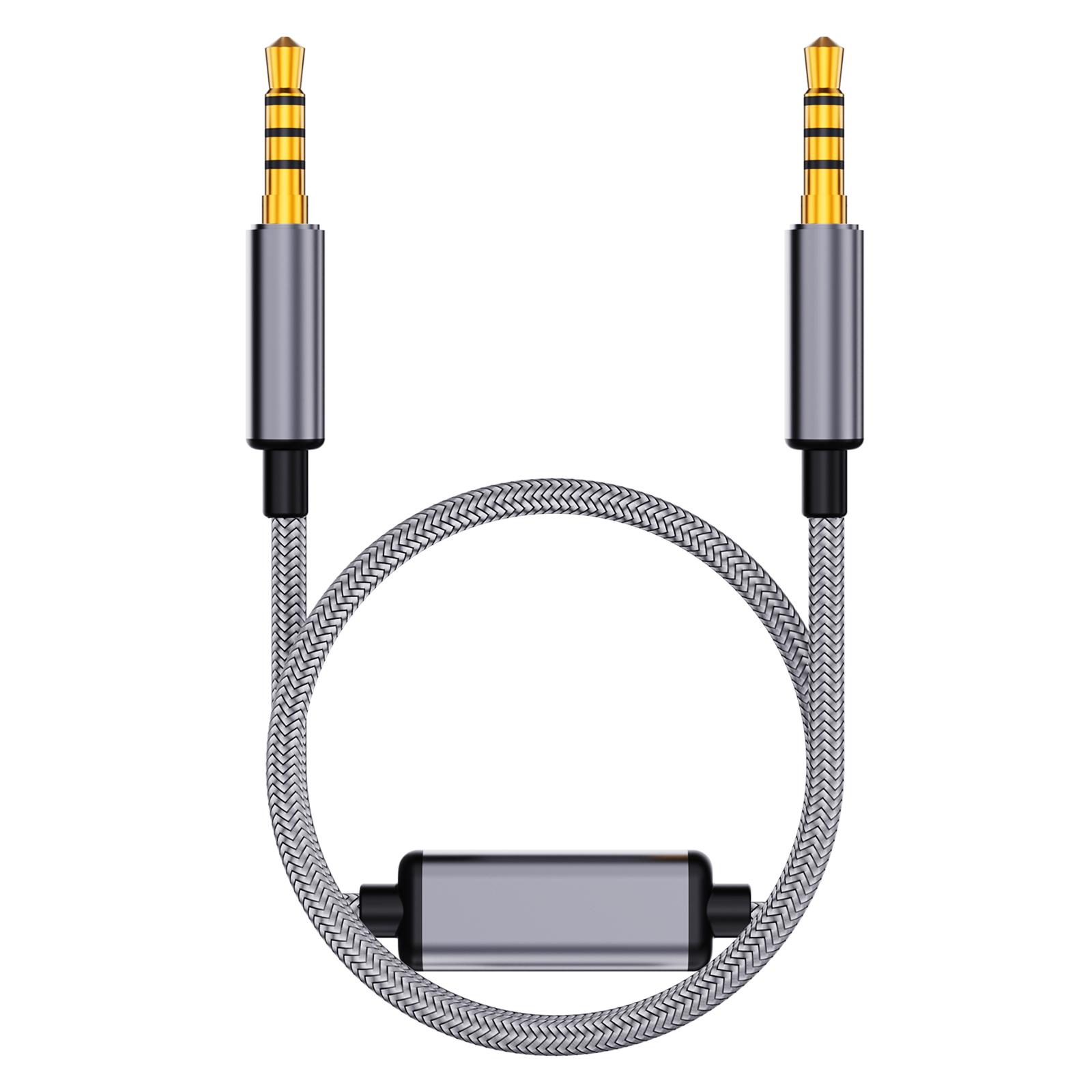 

USB C To 3.5mm Headphone / TypeC Adapter Cable For Headphones Speakers to Laptops Quality Sound Nylon Braided Line A