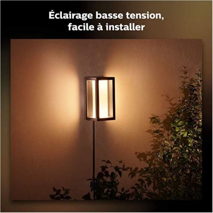 Applique murale philips hue white and color ambiance impress - 8w - noir