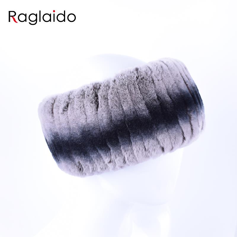 Raglaido Ring Scarves Woman Real Fur Neck Warmer Winter Rabbit Warm Soft Women's Scarves Luxury Brand Fur Collar Scarf