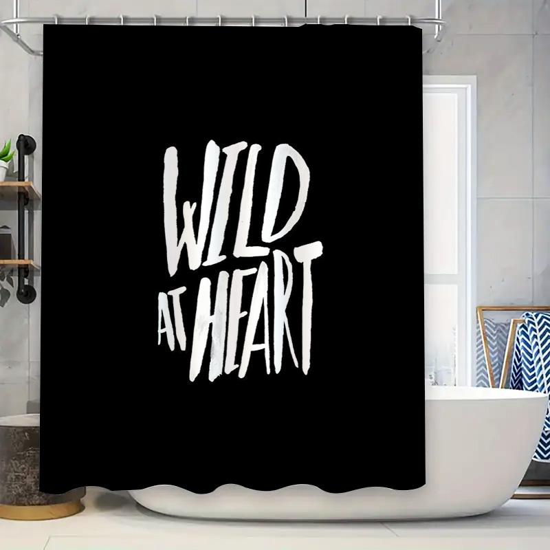

Bathroom Shower Curtain Farmhouse Floral Rustic Nature Landscape Waterproof Decor Set W60H190(CM)-1 Pcs