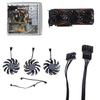 GPU Fan Efficient Cooling Fan with 4Pin Connection For GTX1060 1070 1080 Quiet and Effective Heat Dissipation T128010SU