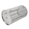 Rolling Grilling Basket Stainless Steel BBQ Rolling Basket Fork Wire Mesh Cylinder Grill Basket for