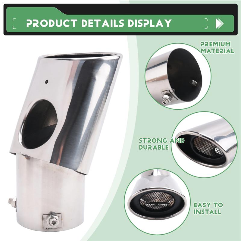 Příslušenství Pasuje Na Crv Cr-V 2012 2013 2014 2015 Koncovka výfuku Trubka Koncovka výfuku Ozdoba Koncovka Nerezová Ocel-M53K