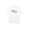 Fila Letter Round Neck Pullover Casual Printed T-Shirt Women Tops Standard-White F51W429105AWT