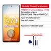 Οθόνη AMOLED για Samsung Galaxy A73 5G A736B A736B/DS Οθόνη LCD Οθόνη Αφής Ψηφιοποιητής για Αντικατάσταση Οθόνης Samsung A73 5G