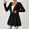 Women's Lightweight Cardigan Sweaters Open Front Long Sleeve Casual Loose Thin Cardigans With Pockets