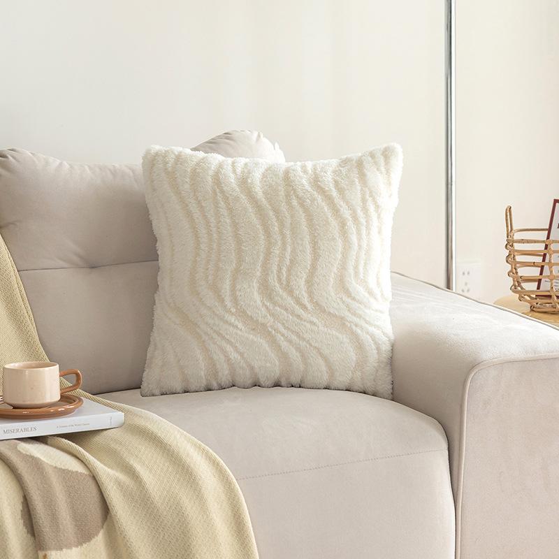 12x20'' Inches Throw Pillow Cushion Cover Wave Pattern Jacquard Luxury Modern Style Couch Sofa Pillow for Living Room Bedroom