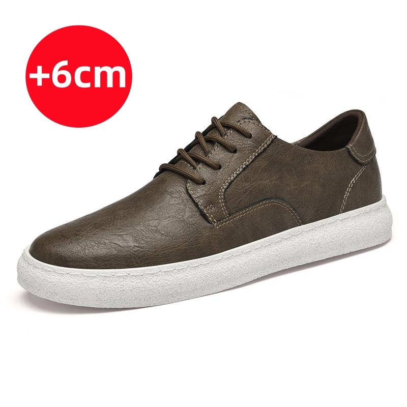 

Модные новые мужские повседневные туфли из натуральной кожи, универсальные мужские туфли-оксфорды, простые внутренние туфли с высоким голенищем, туфли в стиле ретро с низким верхом 38