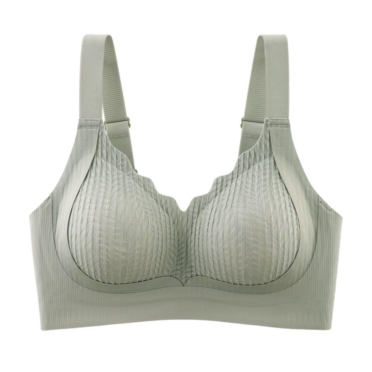 

Пилатес Черный Бандаж 2-го поколения Тонкая Чашка Бесшовное Бюстгальтер на Косточках XL (38/85ABC) 120-135 lbs