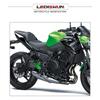 LEDISHUN Motorcycle Heel Plate Set (Left and Right) for Z650RS, Ninja 650, Z650 (Black)