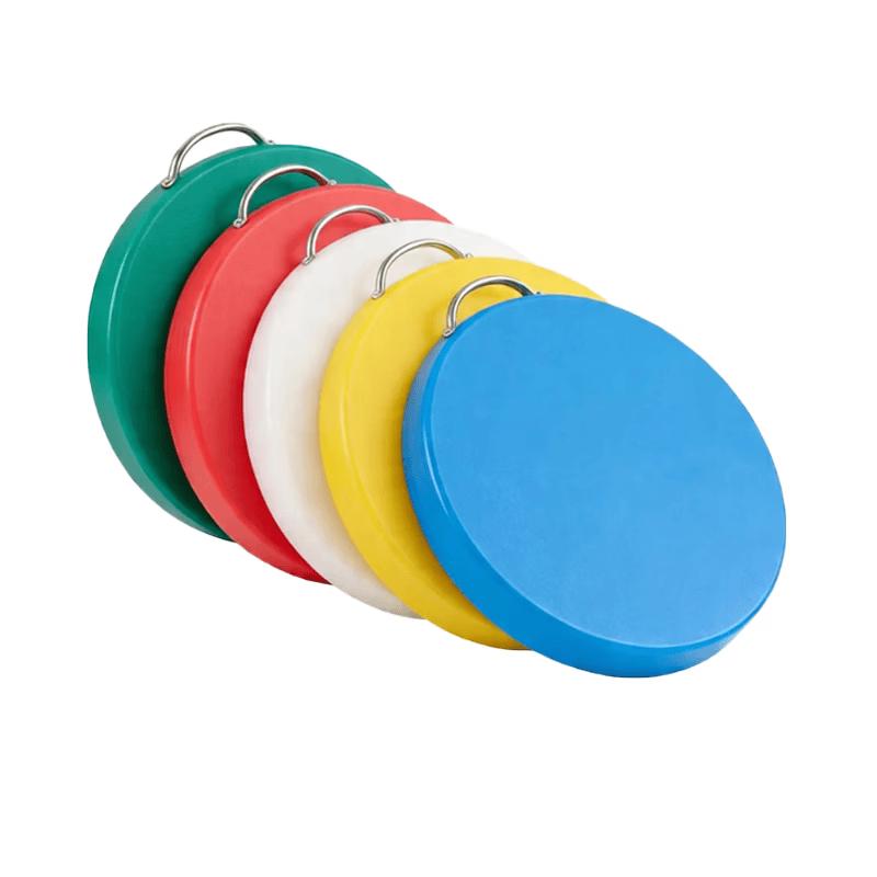 Round Extra Thick PE Cutting Board with Handle