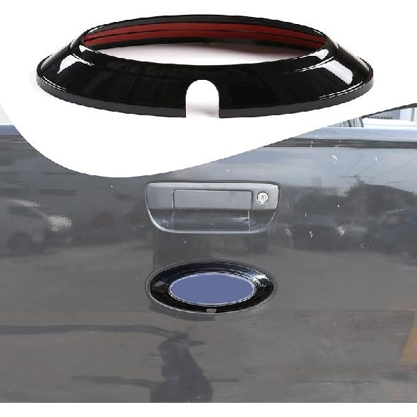 Car Tailgate Trim Cap Ring Trim Compatible with Ford Ranger 2015-2021 Hood Ring Accessories, Made of ABS (Matt Black) чёрный