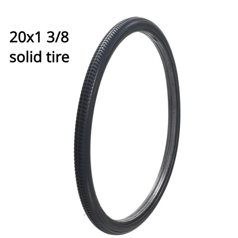 22/24 Zoll Vollgummi-Reifen22/ 24X1 3/8 Aufblasbarer-Frei-Rad-Reifen Vollgummi-Reifen für manuellen Rollstuhl Hinterrad 37-451 Teile