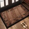 Vintage Door Mat: High-End, Non-Slip, Easy Clean, Cuttable, Dirt-Resistant, Wash-Free for Home Use