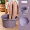 Fumaiide Thickened Plastic Foot Bath Tub 3-Pack