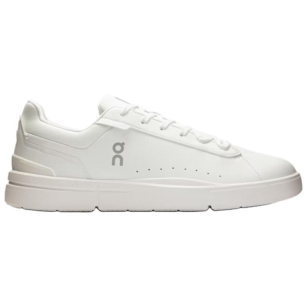 On The Roger Advantage Comfortable Soft Shock Absorbing Breathable Low Top Tennis Shoes Men Sneakers White 3MF30641200