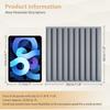 KUUJOJO 3D Slat Wall Panel,3D Fluted Textured Panel Decorative Wall Panel For Home Office Restaurant New Look