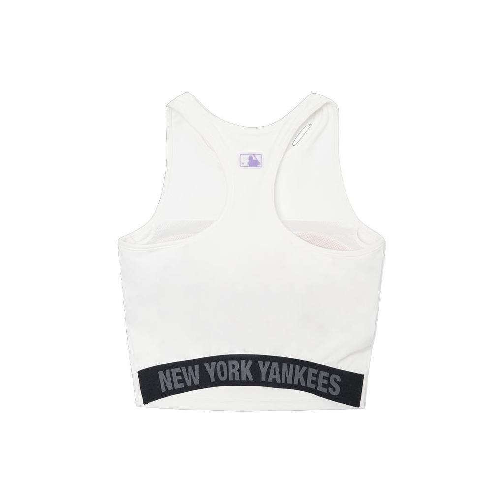New MLB New York Yankees Sleeveless Sports Shirts Women's White 3FTKIA023-50WHS