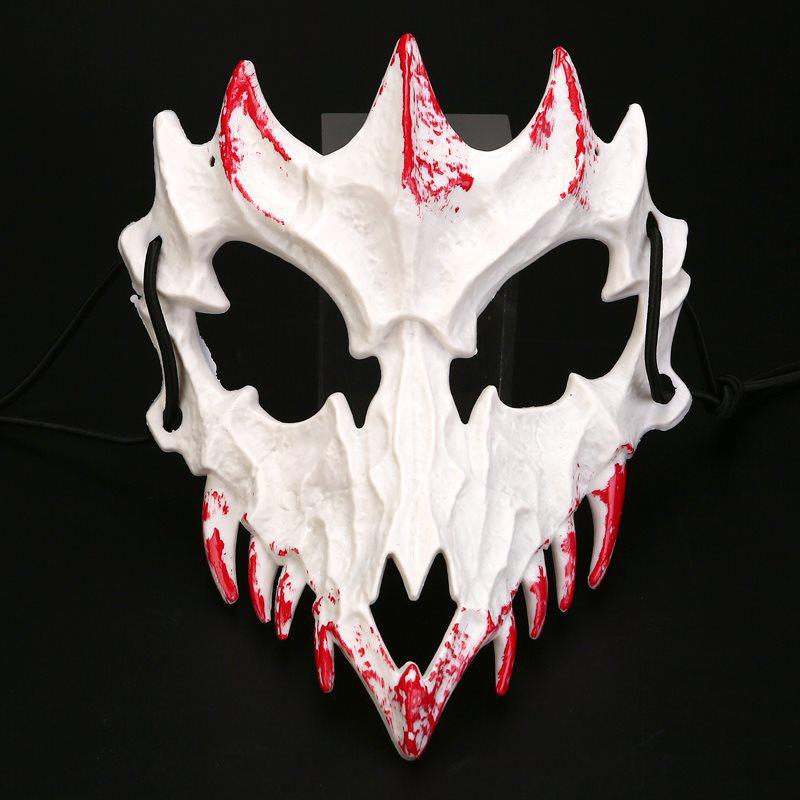 Halloween Fierce Tiger & Werewolf Half-Face Bleeding Mask