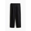 H M Suit Pants Relaxed Fit Black