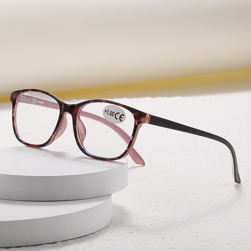 Neue Blaulichtfilter Quadratische Lesebrille Damen Alterssichtigkeit Weitsichtigkeit Brille Herren Lesebrille Brillen +1.0 +1.5 +2.0 +2.5