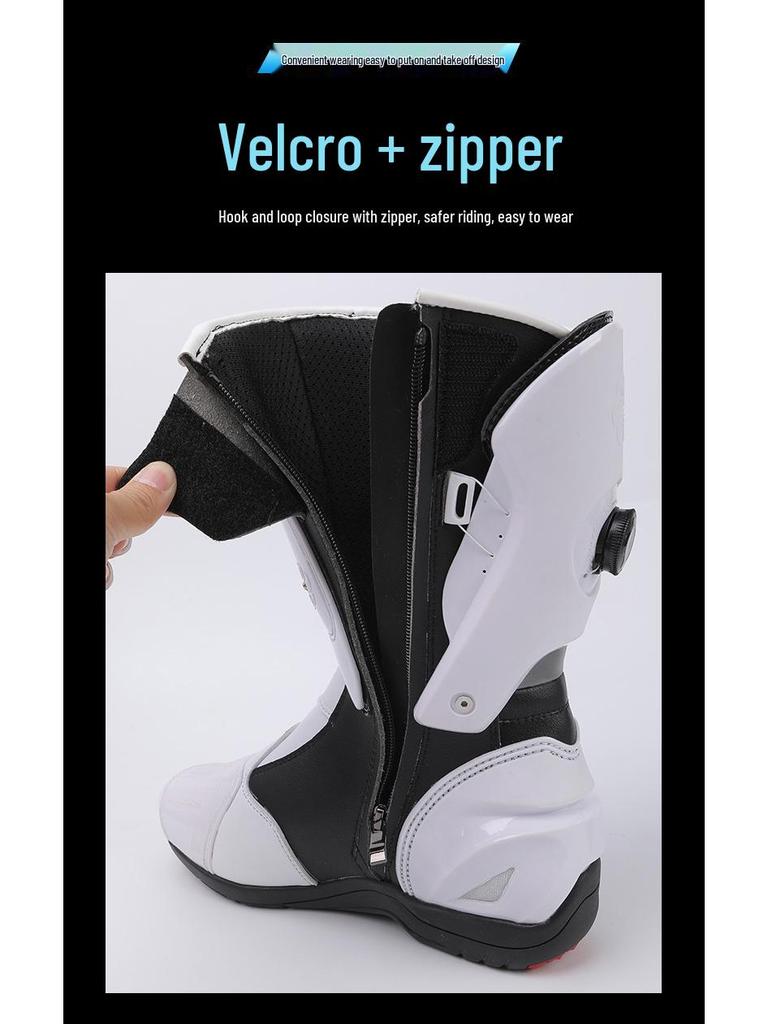 Unisexové motocyklové jezdecké a závodní boty - Off-road, krátký styl, vhodné pro čtyři roční období.