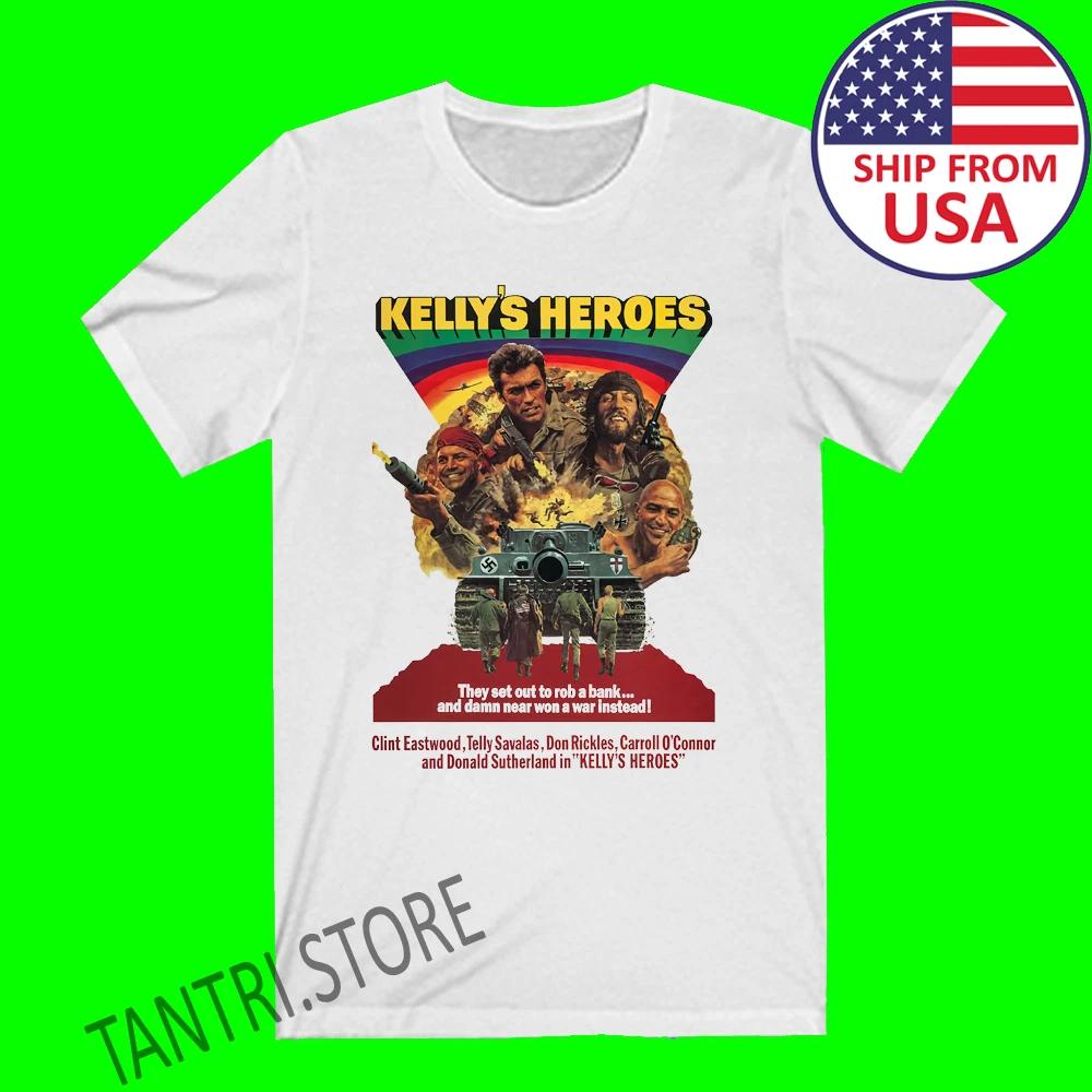 Kelly s Heroes Movie Men s White Size S to 3XL S