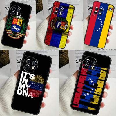Pouzdro s vlajkou a státním znakem Venezuely pro OnePlus 10T 10R 12R 9R 8T 12 11 9 10 Pro Nord CE 2 3 Lite CE4 2T N10 N20 N30 Kryt