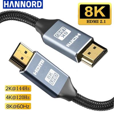 HDMI-Kompatibel 2,1 Kabel 8K @ 60Hz Splitter HDMI-Kompatibel Verlängerung Kabel HDR für PS5 Audio Video kabel HDMI-Compatibl Schalter