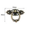 Cabinet Retro Handle Door Antique Alloy Handle Drawer Pull Ring Wood Case Handle Hanging Ring For Home Furniture DIY Decoraction