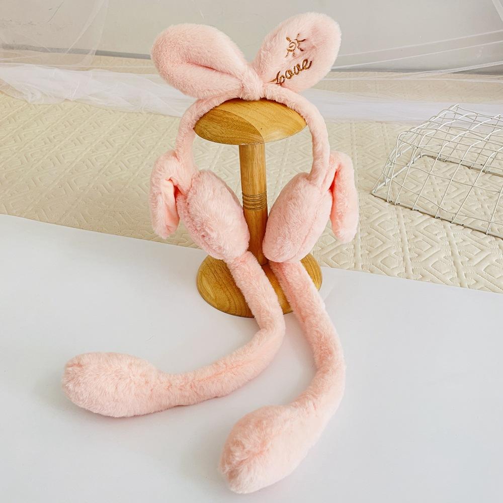 

Милые наушники-прыгуны в виде кролика, зимние теплые забавные игрушечные шапки, плюшевые игрушечные уши, шапка с подушкой безопасности для детей, рождественский подарок для детей