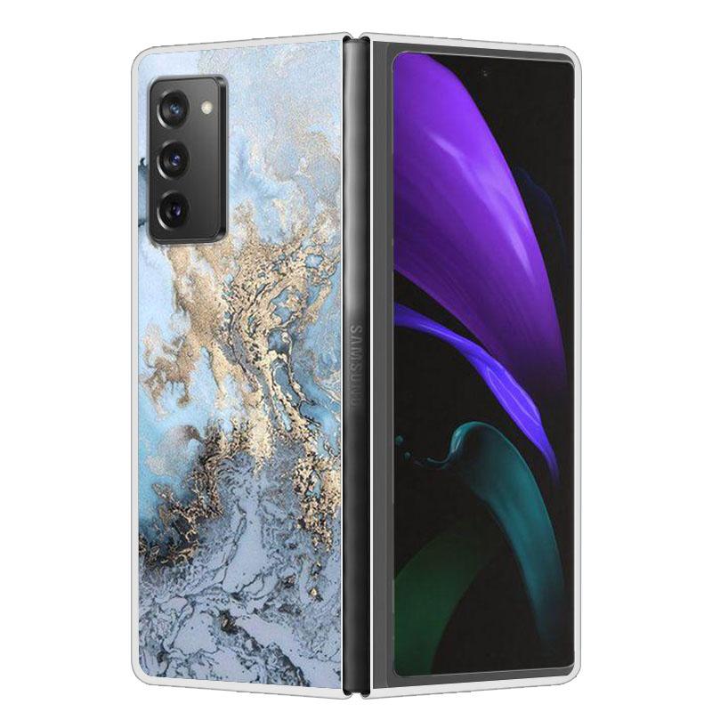 Cool Case For Samsung Z Fold 6 5 4 3 Case Hard Clear Plastic Cover For Samsung Galaxy Z Fold 2 5 6 Phone Case Funda ZFold2 Coque