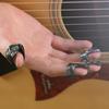 4 Stück Daumen- und Fingerpicks Medium Flat Daumenpick Gitarren-Daumenpicks für Akustikgitarrenzubehör Langlebig