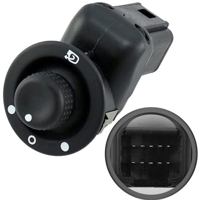 Bouton Retroviseur pour Clio 3 4 Scenic Captur Modus Interrupteur Commande Reglage Extérieur Miroir Rétractable Pliable